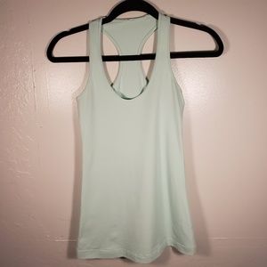 lululemon athletica Tops - Lululemon racer back tank Misty Green size 2 lululemon athletica Tops - Lululemon racer back tank Misty Green size 2